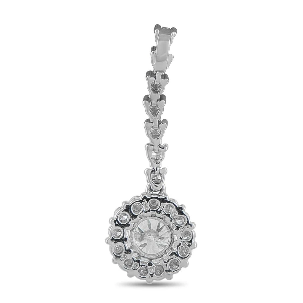 LB Exclusive 18K White Gold 1.68ct Diamond Pendant MF11-123025 2