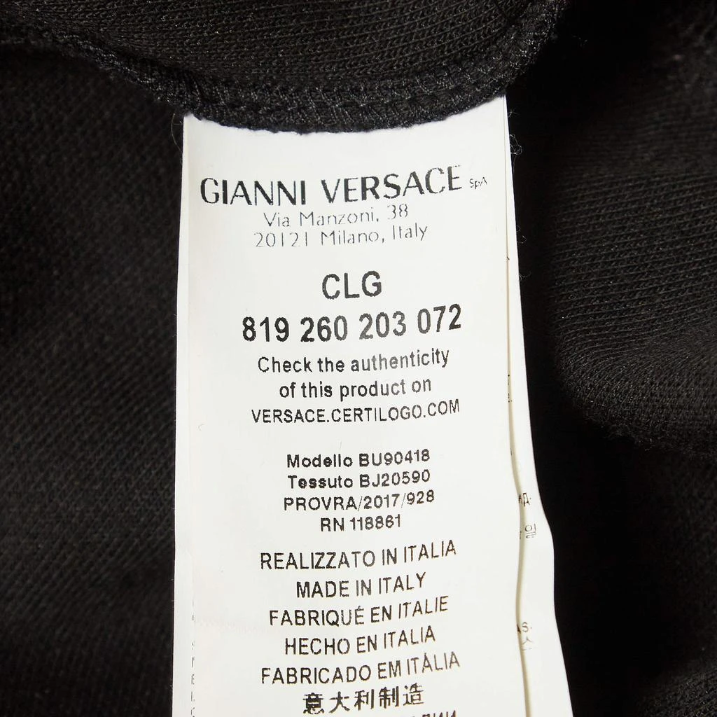 Versus Versace Versus Versace X  Zayn Black Printed Jersey Zip-Up Active Jacket L 6