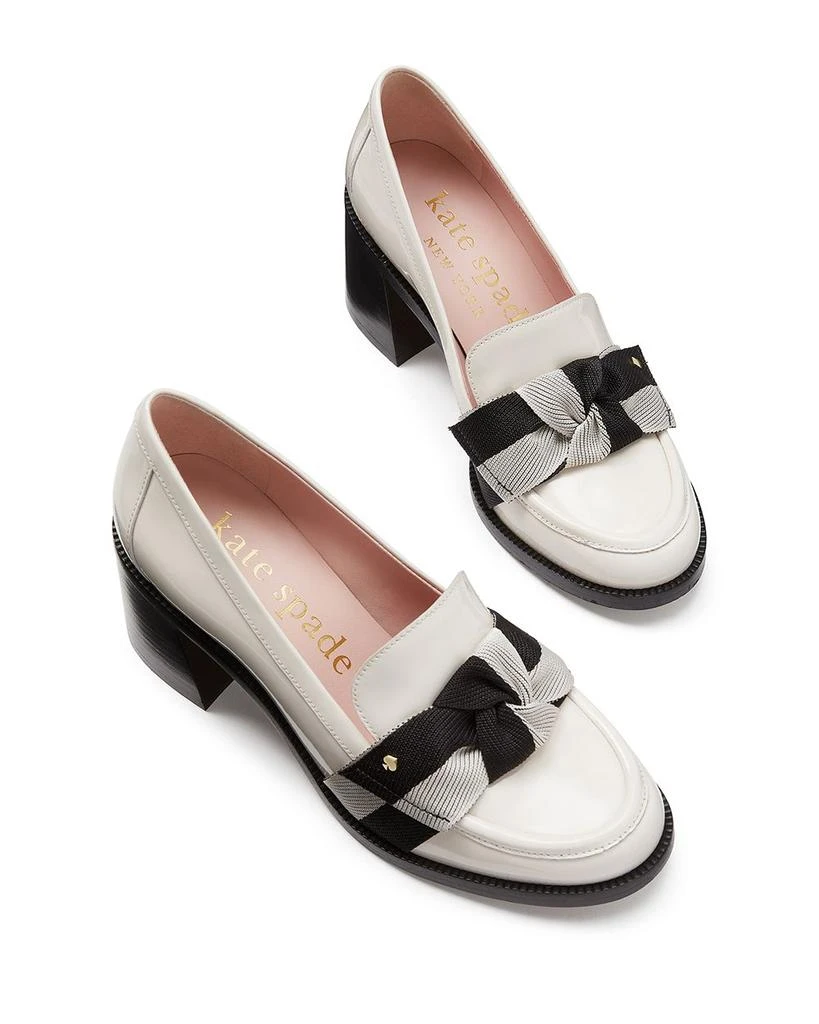 Kate Spade Women's Leandra Slip On Loafer High Heel Pumps 5