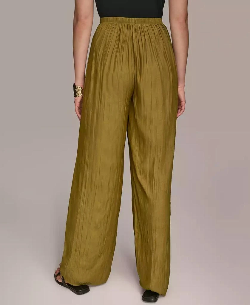 Donna Karan Women's Textured Wide-Leg Pants 2