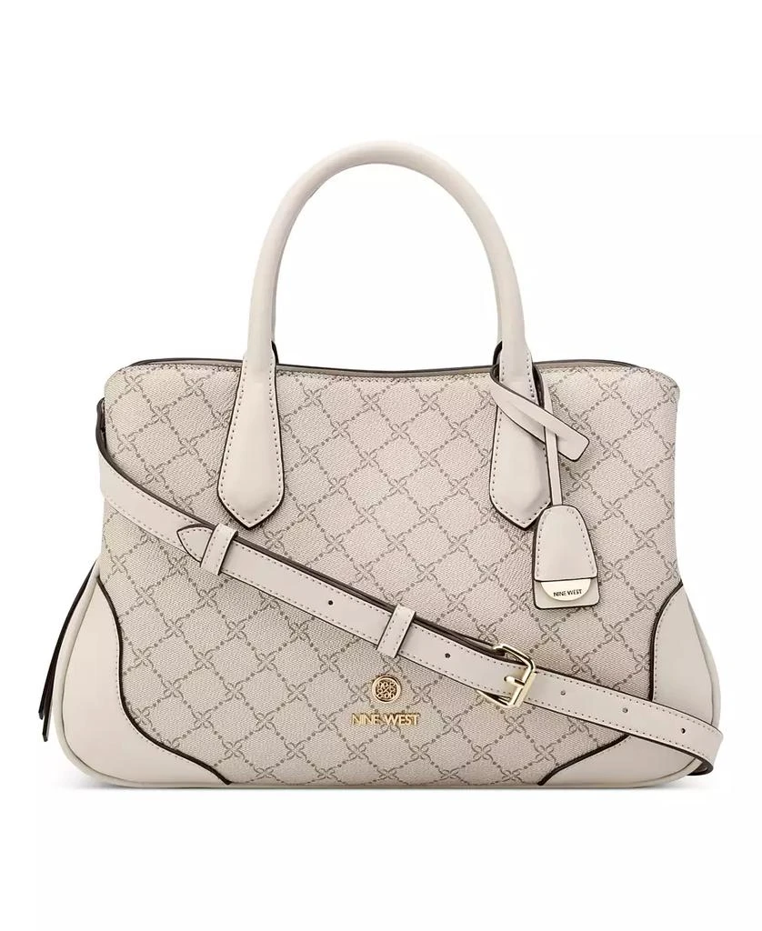 Nine West Bloomfield Triple Compartment Satchel Bag 1