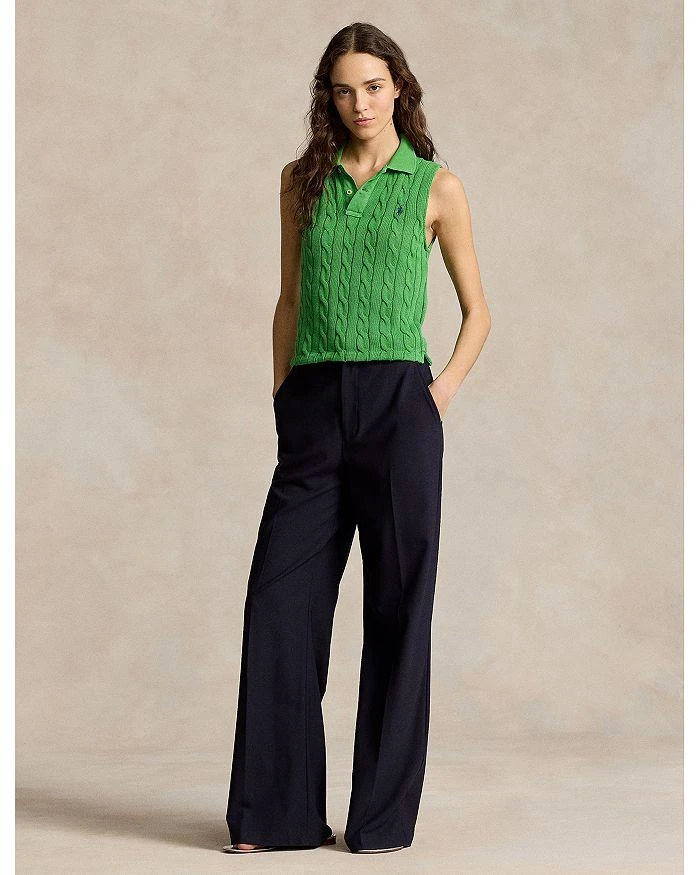 Ralph Lauren Cable Knit Polo Sweater 2