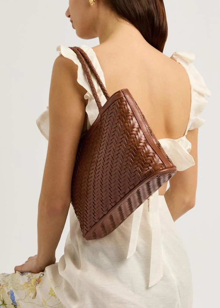 Bembien Ella woven leather tote  5