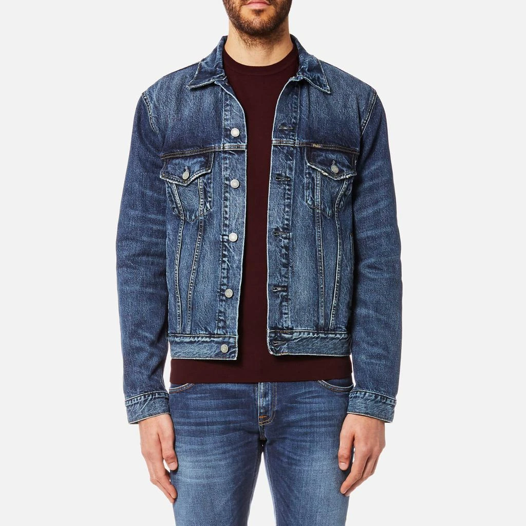Ralph Lauren Men's Icon Denim Trucker Jacket - Trenton Blue 1