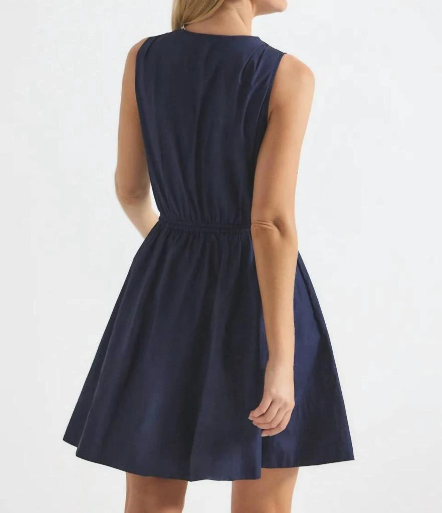 Derek Lam Tia Dress In Navy 3