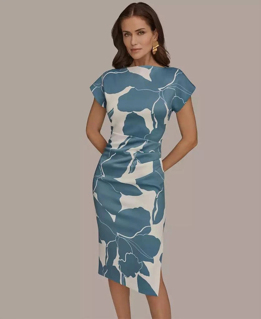 Women's Boat Neck Midi Dress  On Sale Now with Up to 31% Off | Discover  Exclusive Deals & Savings at BeyondStyle  Authentic Donna Karan dress|women's  fashion|dresses with Limited-Time Discounts, Free