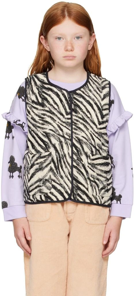Daily Brat Kids Black
White Sparkling Zebra Vest