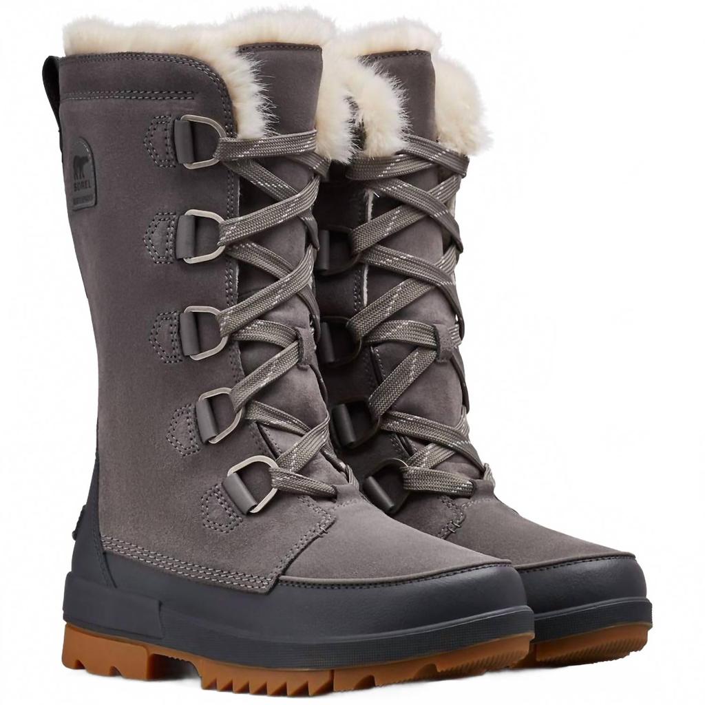 SOREL Women's Tivoli Tall Wp Boot In Quarry