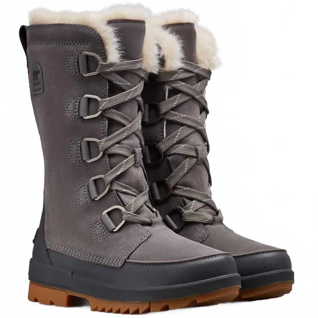 SOREL Women's Tivoli Tall Wp Boot In Quarry 1
