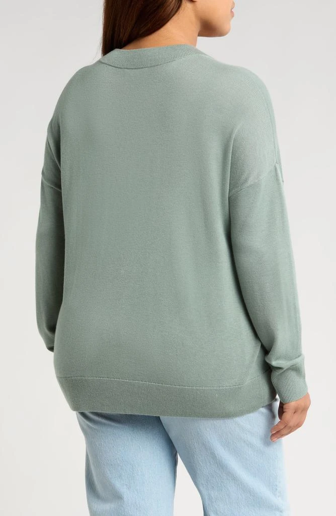 Treasure & Bond Relaxed V-Neck Sweater 2
