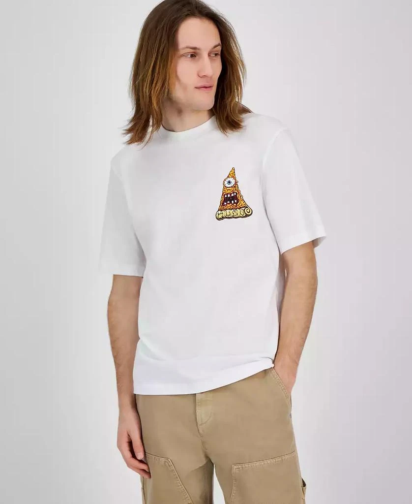 Hugo Boss HUGO by Men's Nizzerio Short Sleeve Crewneck Logo Graphic T-Shirt 1
