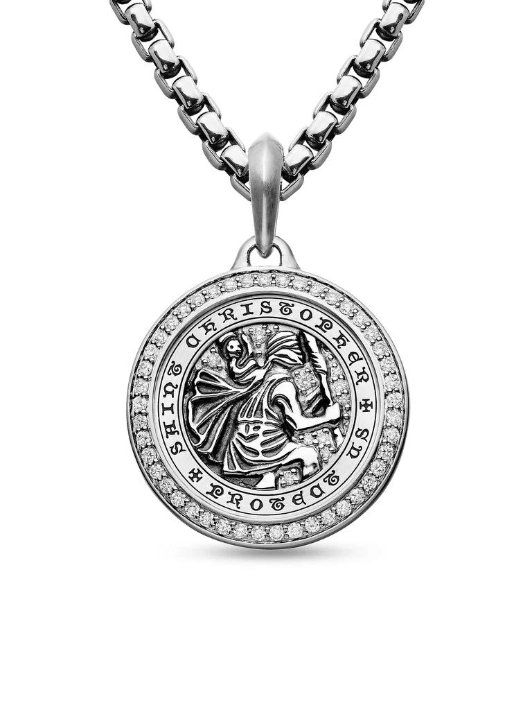 David Yurman St. Christopher Amulet in Sterling Silver 1