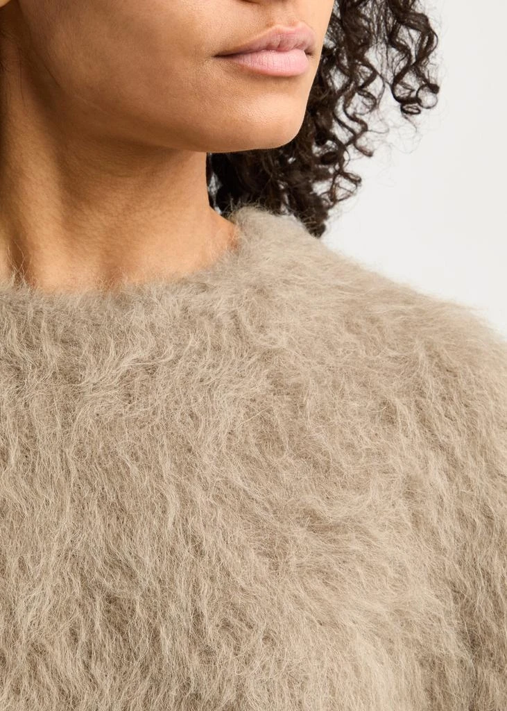 Totême Brushed alpaca-blend jumper 5