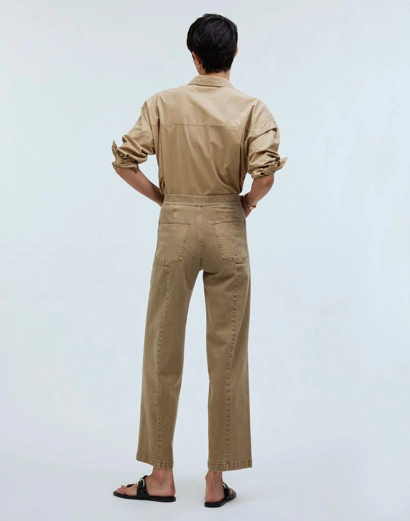 Madewell The Petite Emmett Wide-Leg Crop Pant: Welt Pocket Edition 4