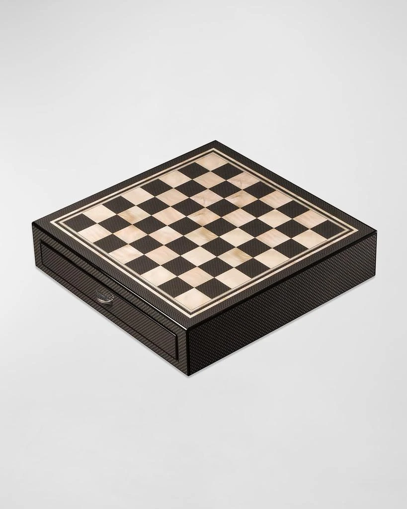 Bey-Berk Carbon Fiber-Design Chess Set 4