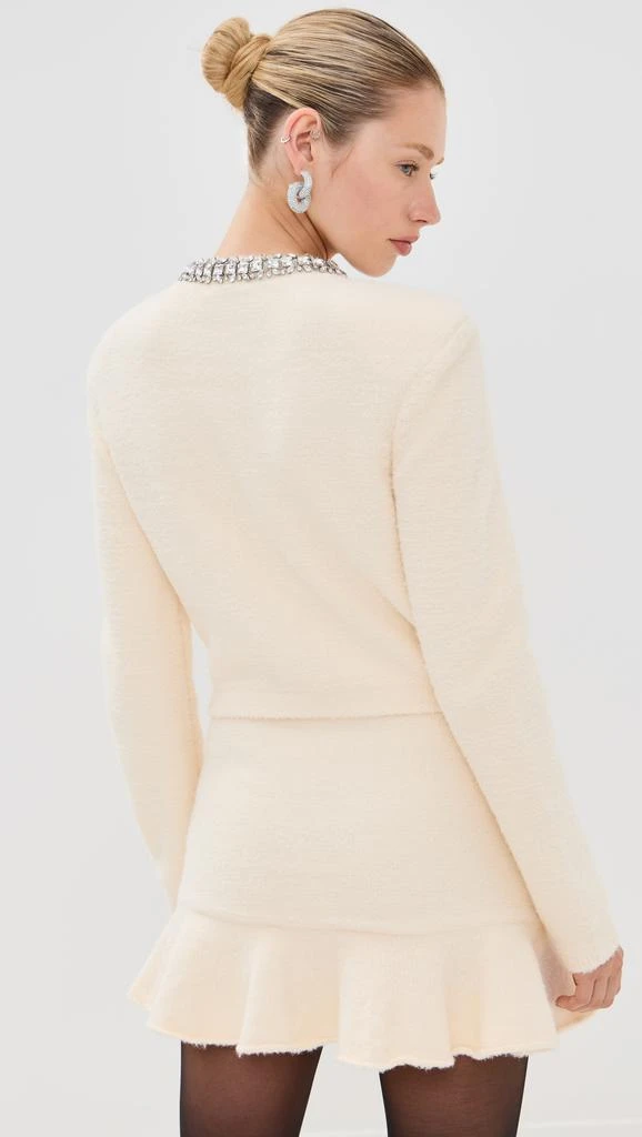 Self Portrait Cream Soft Knit Cardigan 2