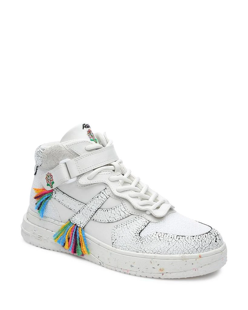 Ash Women's Parker Rainbow Lace Up Embellished Sneakers 1