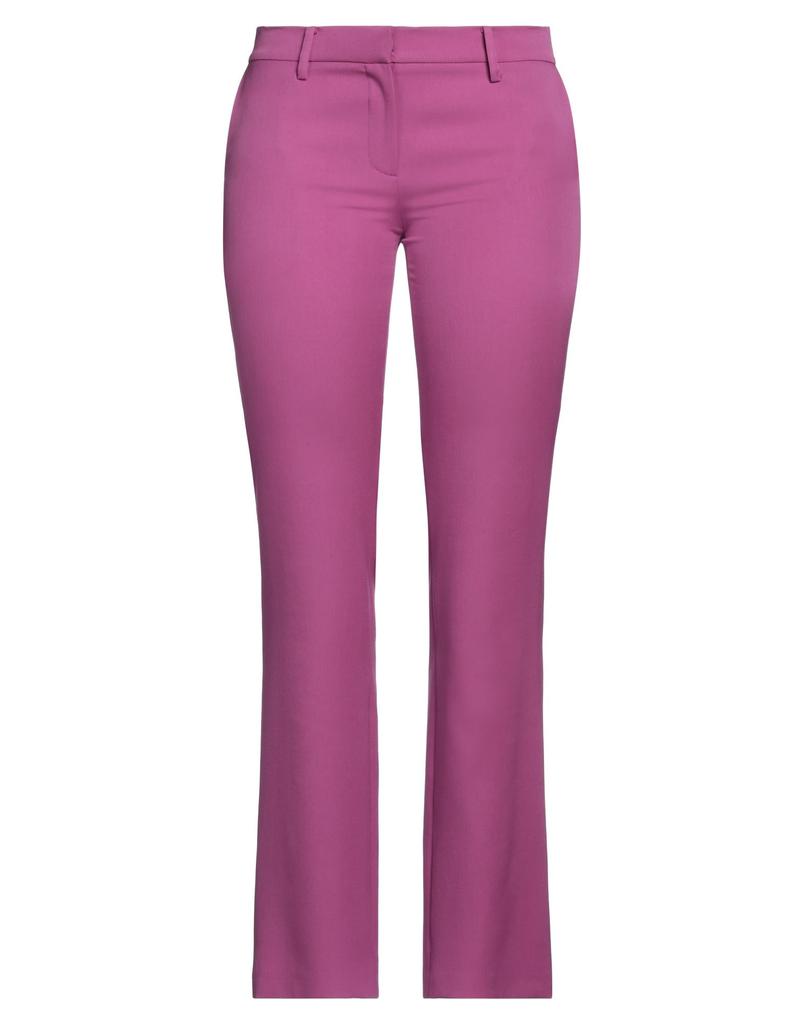 パンツ Magda Butrym Satin Straight Leg Pants With Central Crease Magda Butrym Satin Straight Leg Pants With Central Crease