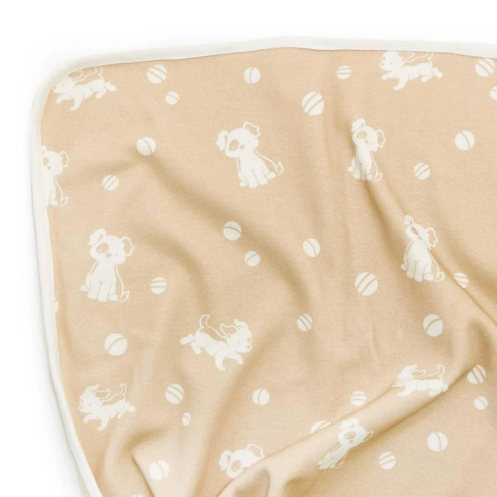 Bunnies By The Bay Baby Boys Skipit
s Organic Blanket In Tan/ivory 2