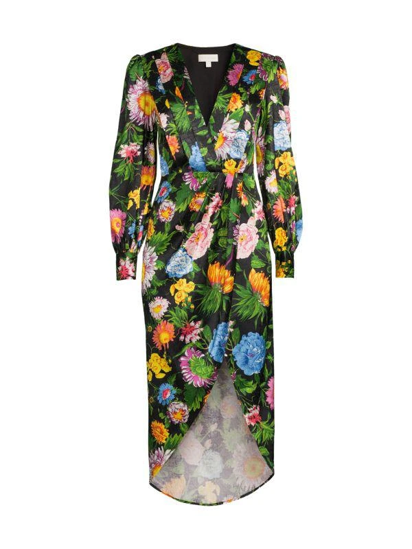 Ronny Kobo Nina Floral Faux Wrap Dress 3
