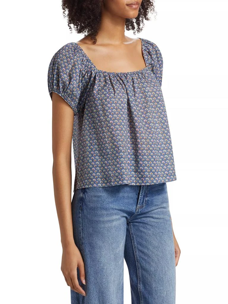 DÔEN Tonya Floral Cotton Top 4