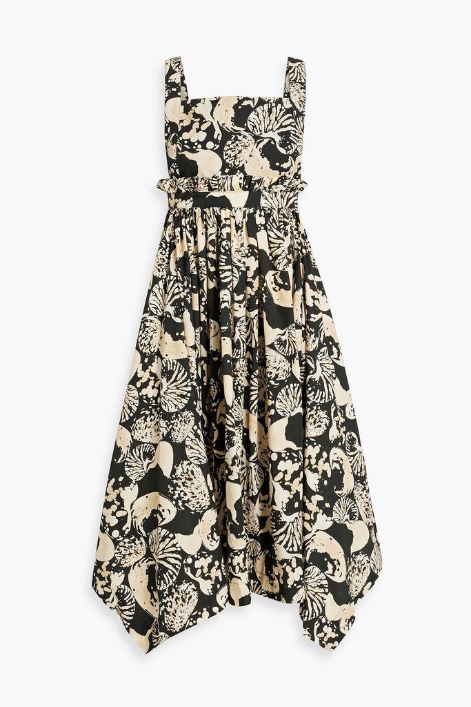 Agua by Agua Bendita Lunatus Cosecha printed cotton-poplin midi dress