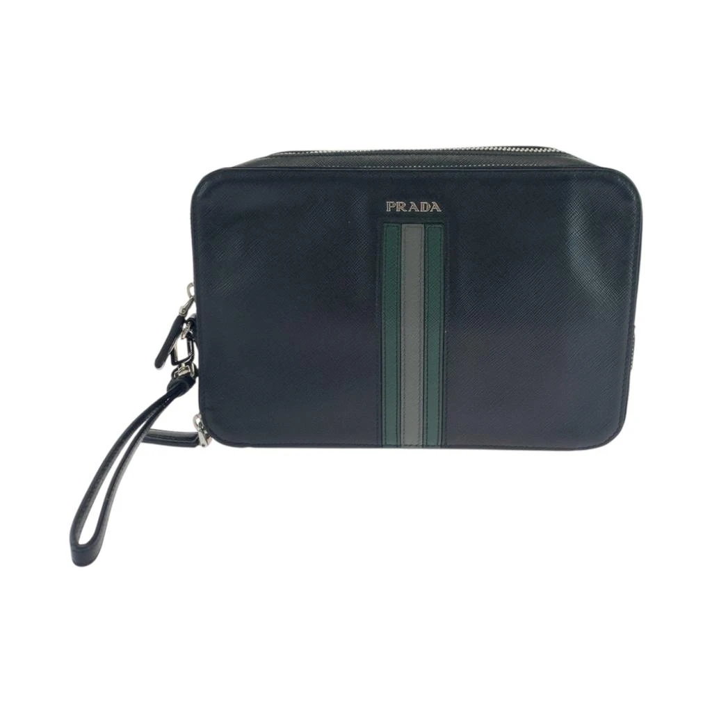 Prada Leather Clutch Bag (Pre-Owned) 1