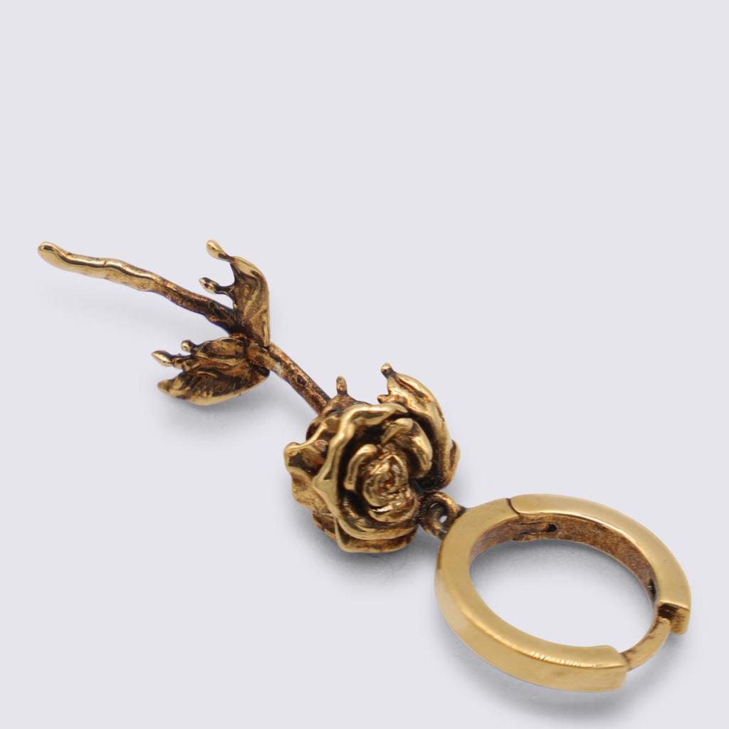 Alexander McQueen Alexander McQueen Gold Tone Metal Earrings
