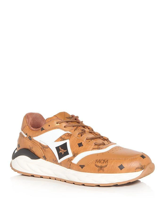 MCM Men's Men's Skywander Visetos Low Top Sneakers 1