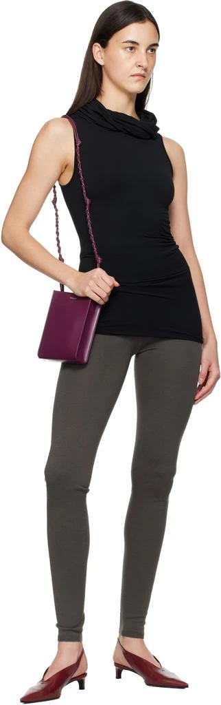 Jil Sander Burgundy Tangle Small Bag 4