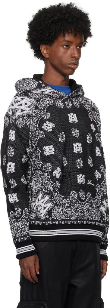 AMIRI Black & White Bandana Hoodie 2