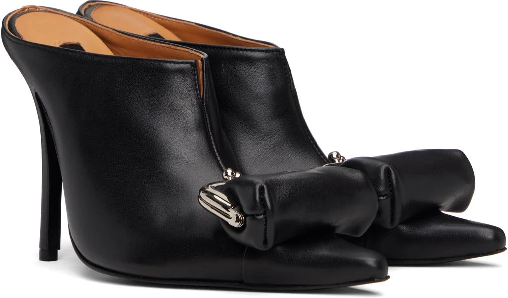 pushBUTTON Black Coin Purse Pointy Heels 4