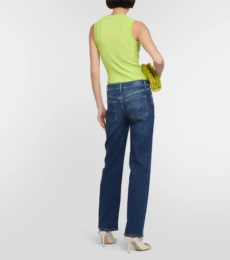 7 For All Mankind Ellie mid-rise straight jeans 3