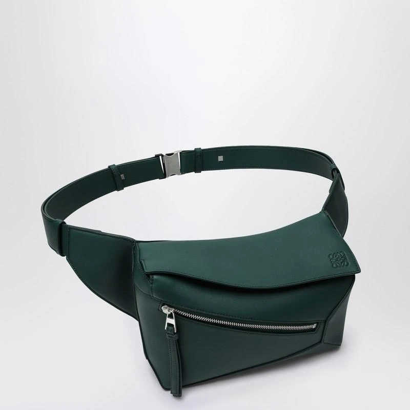 Loewe Puzzle small green waist bag 3