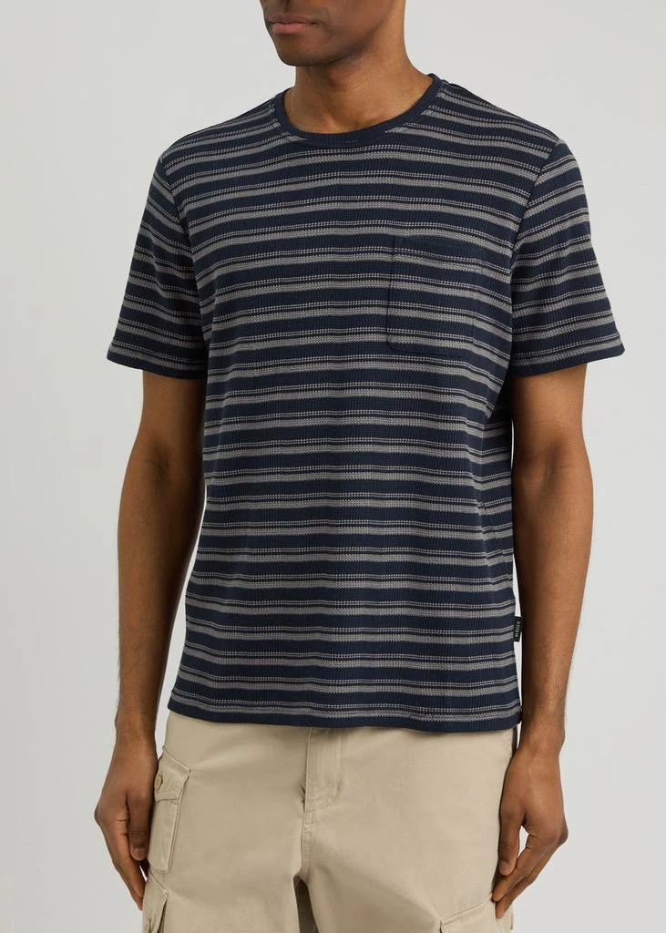 Oliver Spencer Oli's striped waffle-knit T-shirt 2
