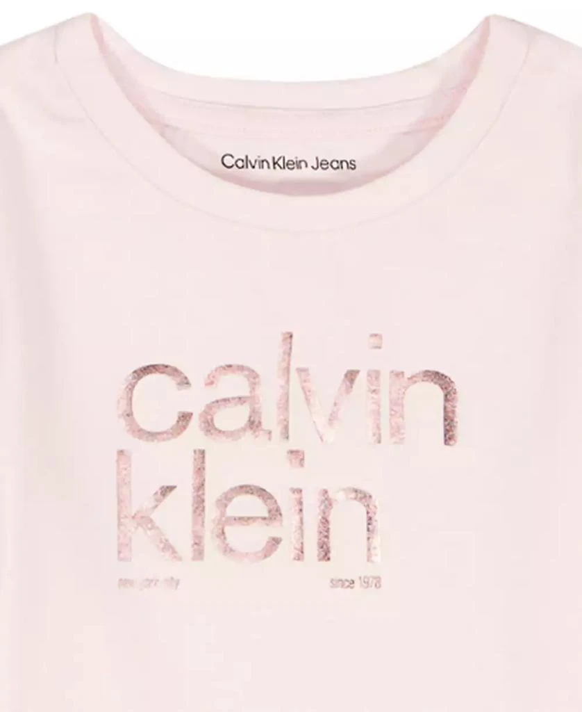 Calvin Klein Girls
 4-6X High Neck Vest, T-Shirt and Pants, 3-Piece Set 4