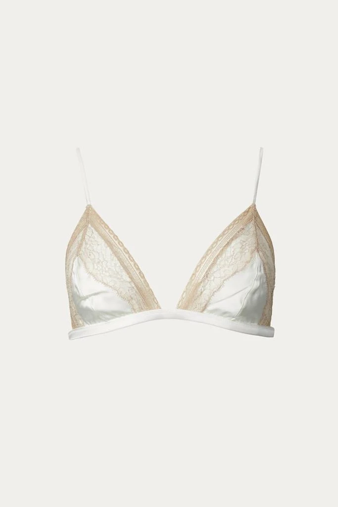 KIKI DE MONTPARNESSE Tiered Soft Bra In Ivory/sucre 2