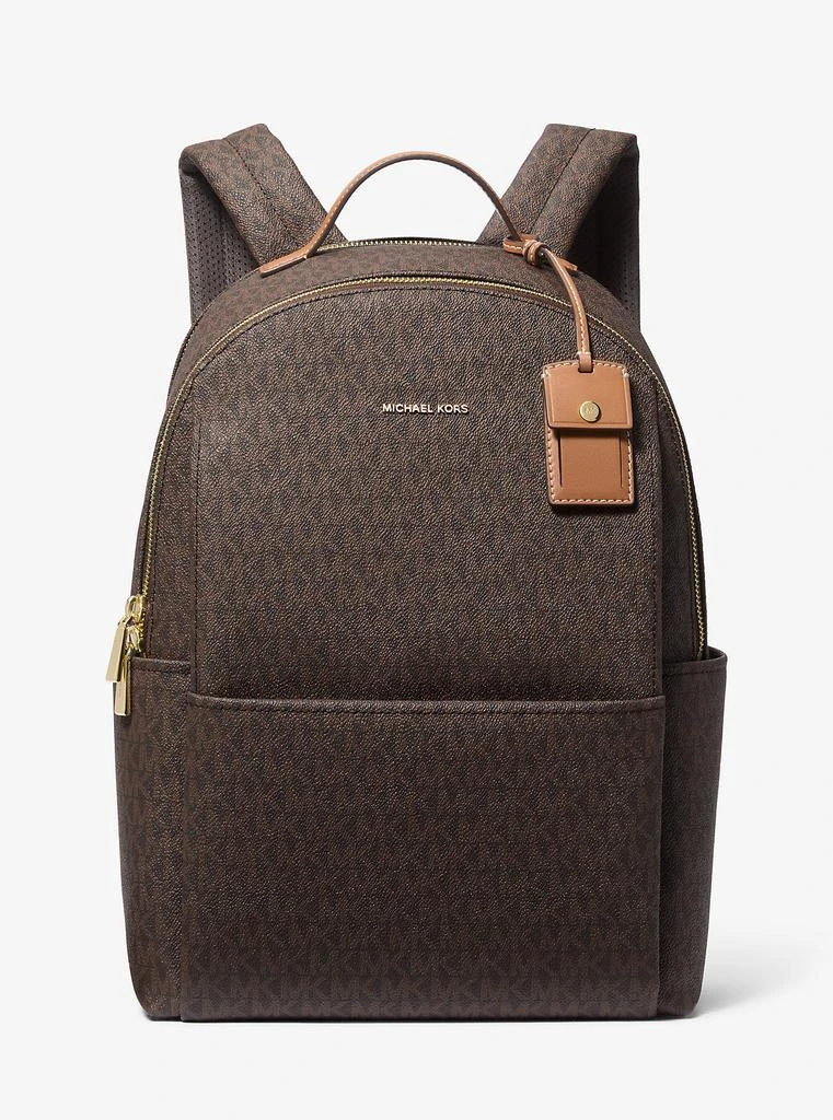 Michael Kors Sable Large Signature Logo Backpack - Backpacks  display picture 1