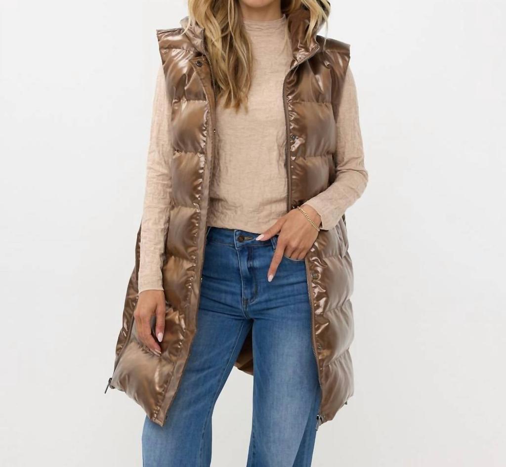 ESQUALO Esqualo - Long Hood Body Warmer Vest