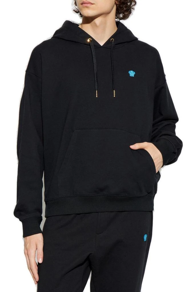 Versace Versace Medusa-Patch Drawstring Hoodie 2