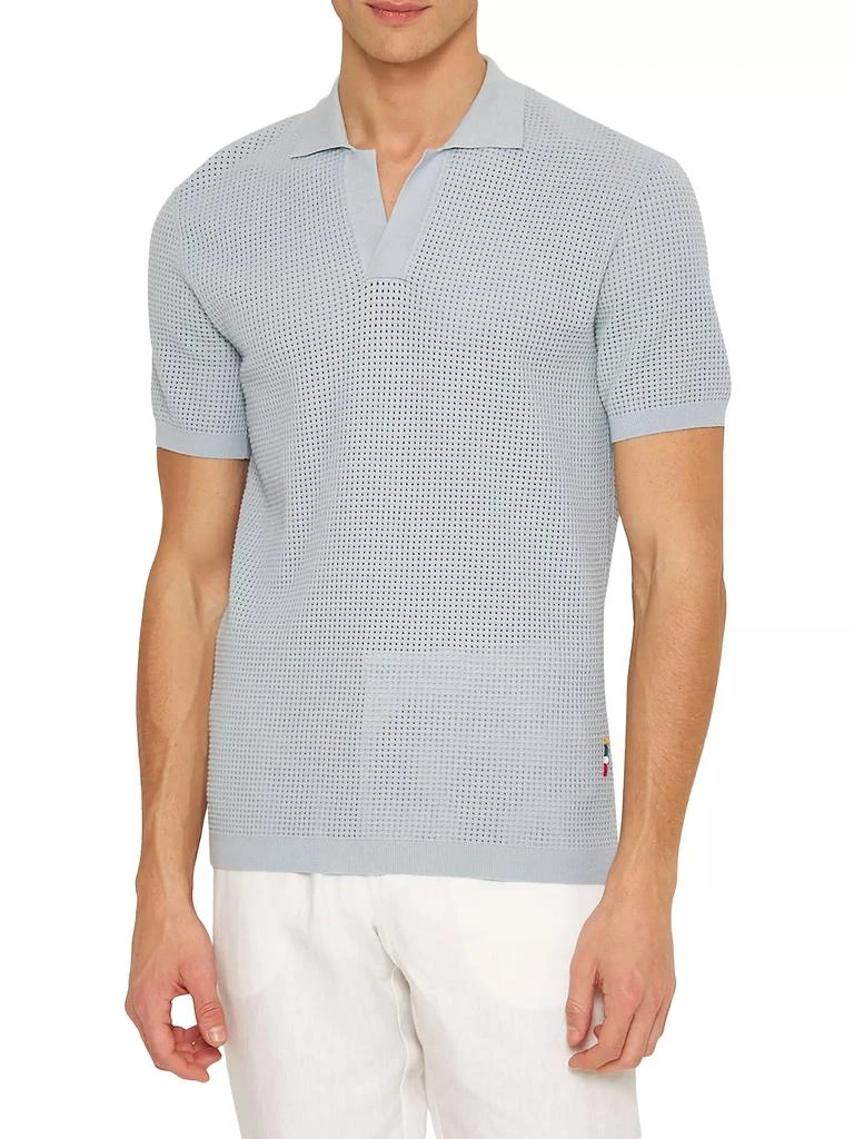 ORLEBAR BROWN Roddy Waffle-Knit Polo Shirt 2