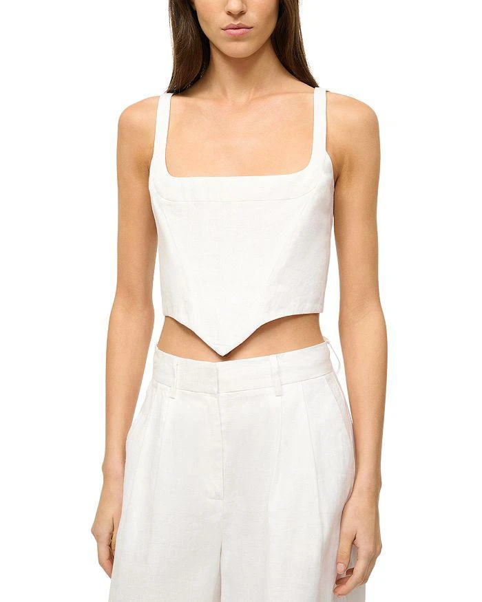 Staud Vaga Corset Top 1