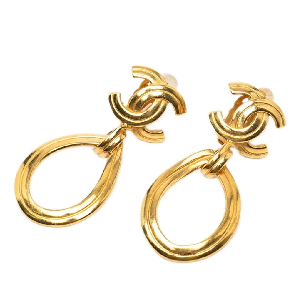 Chanel Plating Clip Earrings (Pre-Owned)