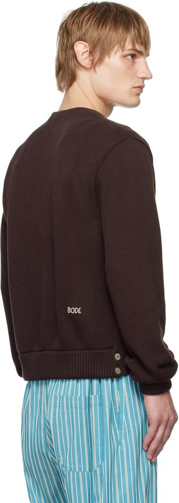 BODE Brown Double-Breasted Cardigan 3