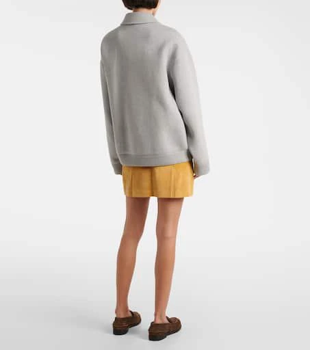 Miu Miu Logo cotton jersey blouson  3