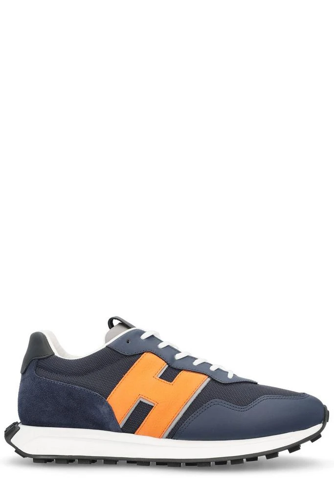 hogan Hogan H601 Logo Patch Lace-Up Sneakers 1