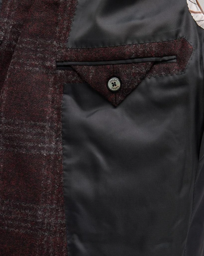 Zegna Men's Wool-Blend Plaid Sport Coat 5