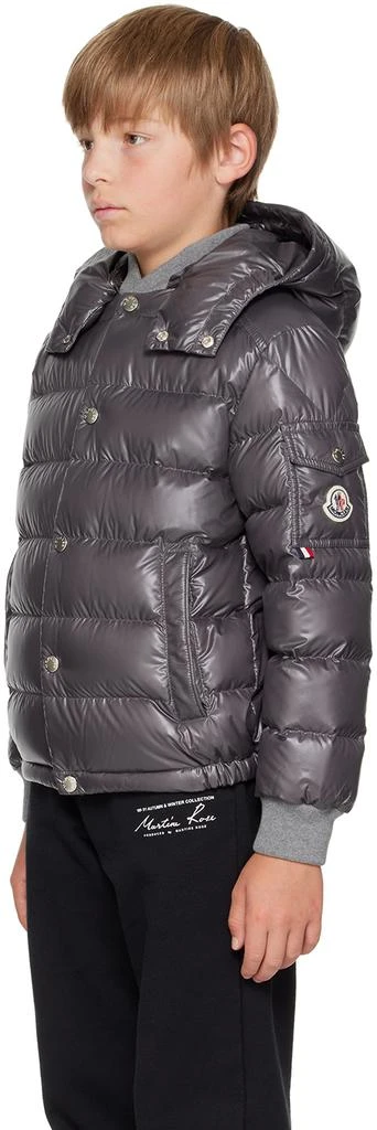 Moncler Big Kids Gray Manaem Down Jacket 4