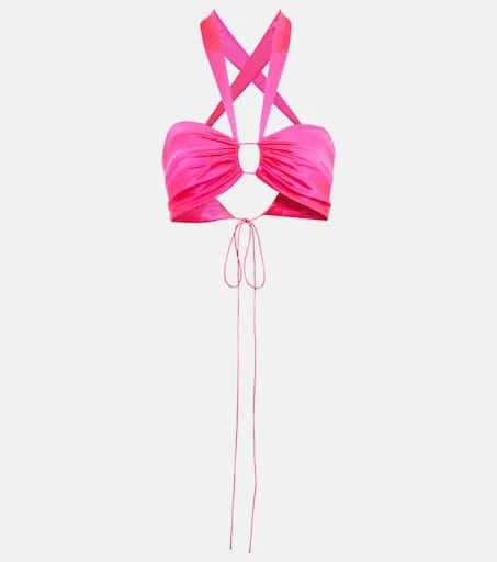 The Sei Silk satin bra top 1