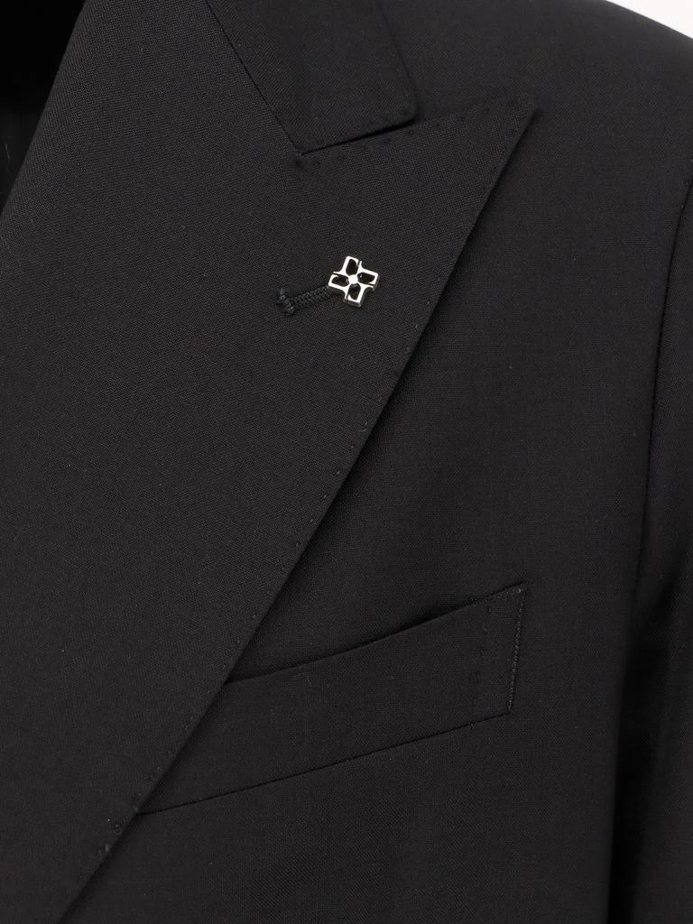 TAGLIATORE Extrafine virgin wool double-breasted blazer 5